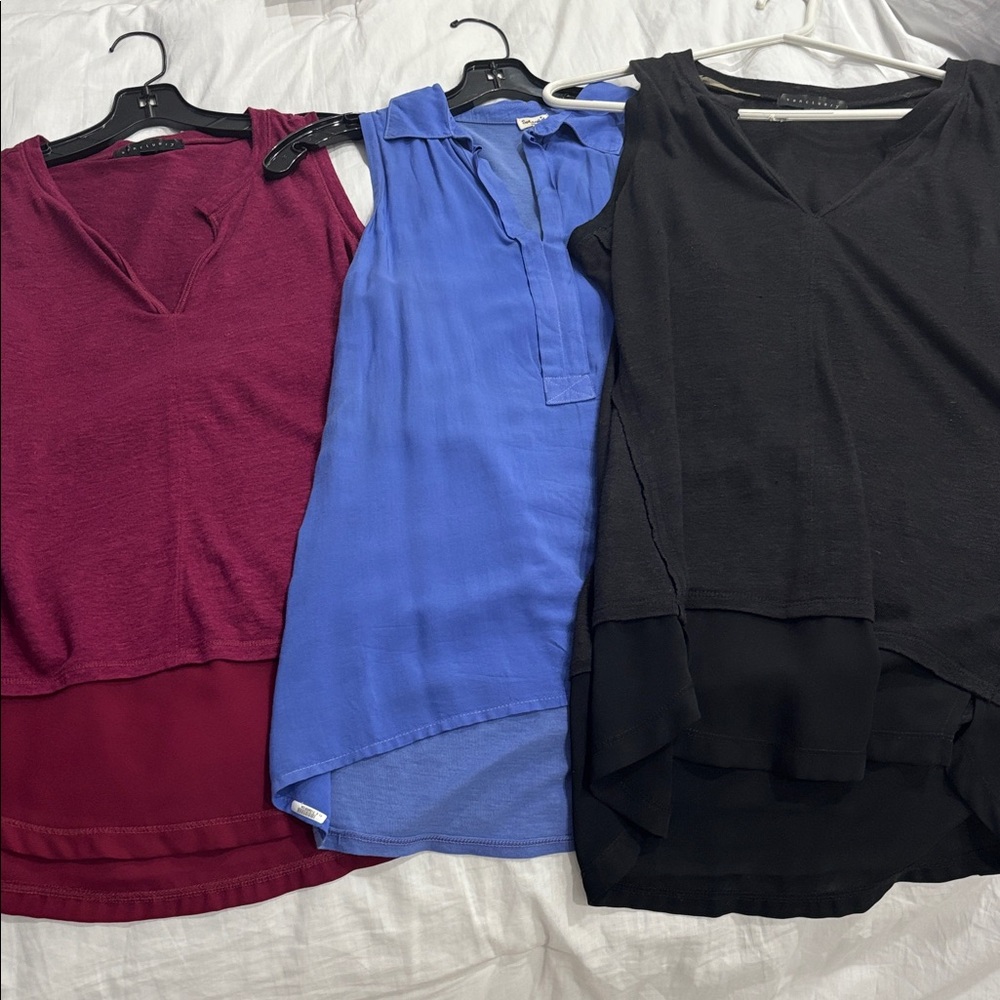 Sanctuary and Splendid Tops. Bundle of 3